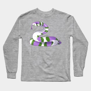 Genderqueer Snake Long Sleeve T-Shirt